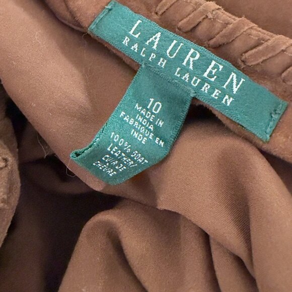 Ralph Lauren Suede Skirt - Picture 2 of 5